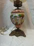 Антикварна висока настолна лампа Capodimonte, снимка 2