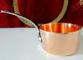 Медна тенджера,тиган,чиста червена мед. , снимка 6