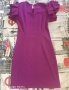 Дамска рокля цвят патладжан, снимка 3