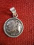 сребърна висулка Лъв, снимка 1 - Колиета, медальони, синджири - 41927719
