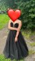 Черна бална  рокля , снимка 1 - Рокли - 42434176