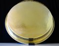 Канадски бронзов поднос Viking Plate,приказен барок , снимка 3