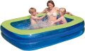 Нов надуваем басейн Happy People Family Pool, с 2 ринга, 200x150x50 cm, снимка 1 - Басейни и аксесоари - 42019583