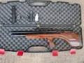 PCP Въздушна пушка Aselkon MX7 Wood (5.5 mm / .22) – Пълен комплект в твърд куфар, снимка 2
