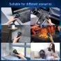 Акумулаторна компресирана въздушна четка (Air Duster) с LED дисплей и 9 приставки, снимка 5