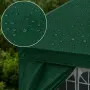 Просторна зелена градинска шатра - стабилна конструкция и водоустойчива рамка, снимка 3