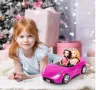 Кола за кукли "Fashion Girl Travel", glitter pink , снимка 2