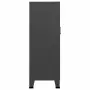 vidaXL Индустриален скрин за съхранение, антрацит, 70x40x115 cм, метал, снимка 4