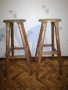 Стари дървени столове, ръчна изработка от различни държави. , снимка 6