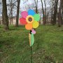 3609 Вятърна въртележка за градина Голямо цвете с гъсеница