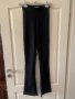 Практичен удобен черен класически еластичен удобен нов панталон висока талия цепки , снимка 7