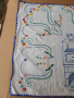 Ръчно бродиран стар ковьор . Ръчна бродерия, снимка 5