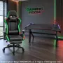 Комплект геймърско бюро с LED осветление и аксесоари и геймърски стол с RGB LED осветление и дистанц, снимка 9