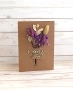 Картичка със сухи цветя, снимка 4