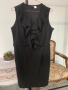 Елегантна черна рокля в размер XL, снимка 8