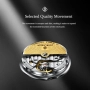 LOUIE JUELEN Дизайнерски,винтидж автоматичен,механичен часовник,21 камъка,Резерва мощност:48 часа, снимка 5
