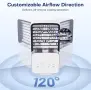 Портативен 3-в-1 Мини Климатик и Охладител за Въздух OMISOON 800мл, 8W, USB, снимка 4