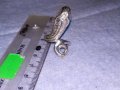 ЗМИЕВИДЕН СРЕБЪРЕН ФИГУРАЛЕН РЯДЪК АРТ ПРЪСТЕН СРЕБРО 925 с БЯЛА ПОЗЛАТА ФЕШЪН БИЖУ 35018, снимка 3
