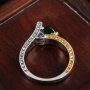 Ново!-Позлатен дамски пръстен, снимка 1 - Пръстени - 36000270