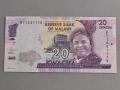 Банкнота - Малави - 20 квача UNC | 2012г., снимка 1