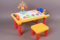 ✨Детска маса, столче, инструменти и 3D пъзел (мозайка) , снимка 2