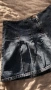 blue denim mini skirt in a pleated tennis style, снимка 4