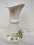 Belleek Ирландия рзакошна ръчно изработена ваза-кана, снимка 2
