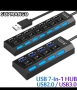 USB HUB 4 и 7 гнезда/Разклонител на USB с 4 и 7 гнезда, снимка 1