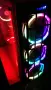 Компютърна кутия Makki 8872 RGB 4x120mm+Controller+Trust GXT 762 Red 120mm+GELID Red Led-Flex Stripe, снимка 9