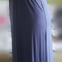 Синя дамска дълга рокля, снимка 4 - Рокли - 40064685