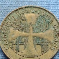 Сувенирна монета Париж Катедралата Нотр дам 29619, снимка 4 - Нумизматика и бонистика - 42730193