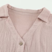 Дамска блуза с дълъг ръкав в бледорозов цвят, снимка 11 - Блузи с дълъг ръкав и пуловери - 40503667