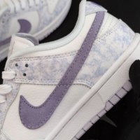 Nike Dunk Purple Aura Lavender White Нови Оригинални Дамски Обувки Маратонки Размер 37 37.5 Номер , снимка 16 - Маратонки - 41087603