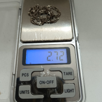 Красив сребърен синджир , снимка 2 - Колиета, медальони, синджири - 44510158