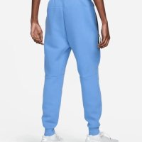 Мъжко долнище Nike Tech Fleece Polar Blue - размер S, снимка 7 - Спортни дрехи, екипи - 44200424