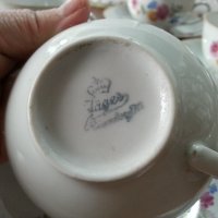 Антикварен порцелан чаши за чай , снимка 3 - Антикварни и старинни предмети - 40551718