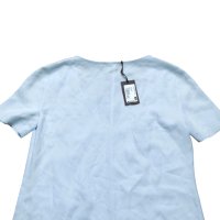 Нова PATRIZIA PEPE Light Blue Shirt Dress Дамска Рокля It 46 (BG L размер), снимка 5 - Рокли - 42655477