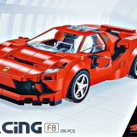 Конструктор на спортна кола Ферари / Ferrari F8, снимка 5 - Конструктори - 41999131