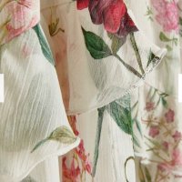 разкошна нова феерична романтична  рокля дълга елегантна рокля Reserved флорален принт цветя , снимка 2 - Рокли - 40186036