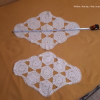 Плетени покривки на една кука, снимка 1 - Покривки за маси - 41628346
