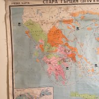 Стара географска карта, снимка 4 - Антикварни и старинни предмети - 39311137