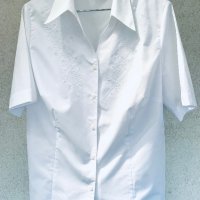 Красива бяла риза/блуза ERFO Германия, снимка 1 - Ризи - 41517870