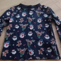 Коледна блуза размер 122, снимка 2 - Детски Блузи и туники - 41626369