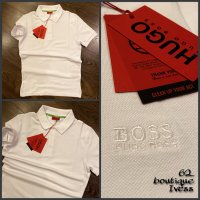 Hugo Boss мъжка тениска с яка 13 цвята , снимка 3 - Тениски - 35740872