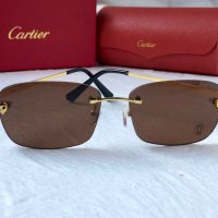 Cartier висок клас слънчеви очила Мъжки Дамски слънчеви 4 цвята, снимка 3 - Слънчеви и диоптрични очила - 41958120