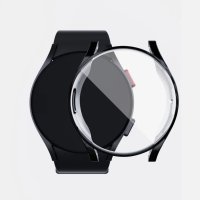 Samsung Galaxy Watch 4 5 5 Pro 40 44 45 mm. / TPU силиконов мек кейс с протектор, снимка 4 - Смарт гривни - 41124867