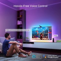 Govee Envisual TV LED Backlight с камера, RGBIC Wi-Fi TV Backlights за 55-65 инчови телевизори, Рабо, снимка 5 - Лед осветление - 44326312