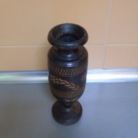 Дървена ваза., снимка 2 - Вази - 40625677