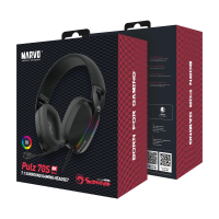 Marvo Геймърски слушалки Gaming Headphones Pulz 70S - 7.1 RGB - MARVO-HG9086-BK, снимка 6 - Слушалки за компютър - 44782379