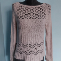 Бял копринен пуловер "Kismet" / унисайз / хипоалергичен , снимка 1 - Блузи с дълъг ръкав и пуловери - 36052639